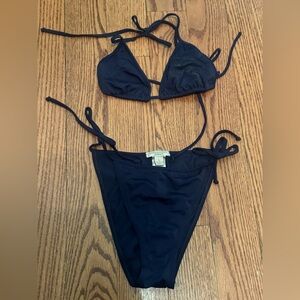 Burberry Brit Navy String Bikini